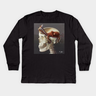 Octoskull Kids Long Sleeve T-Shirt